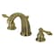 Kingston Brass KB983ALAB Victorian 2-Handle 8" Widespread Bathroom Faucet, Brass KB983ALAB - alternate 1